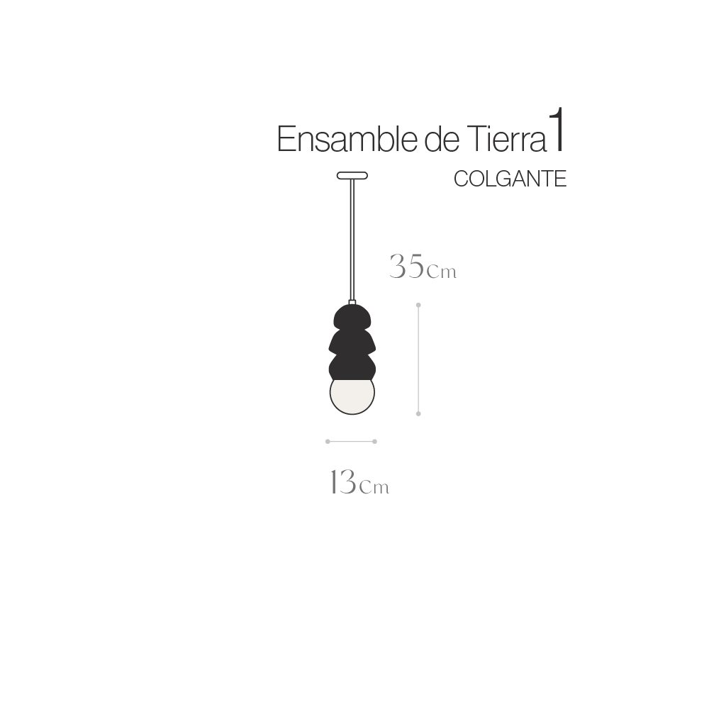 Ensamble de tierra 1 Colgante