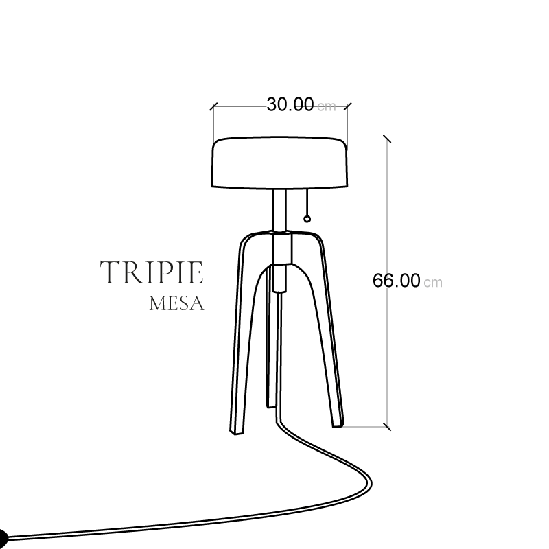 Tripié de Mesa